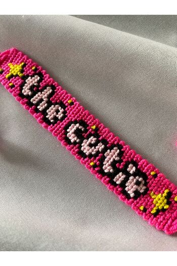 MELUSH Written Bracelet Message Cute Bracelet Knitted Handcrafted Bracelet