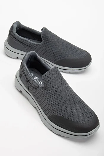 Dilimler Ayakkabı Men's Sneakers - Smoked, Laceless, Aqua Faylon Sole