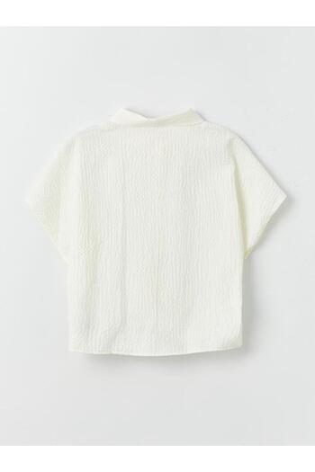 LC Waikiki Basic Short Sleeve Girl's Crop Shirt (S4)