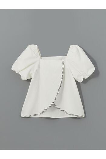 LC Waikiki Lcw Kids Square Collar Girls' Blouse and Pants