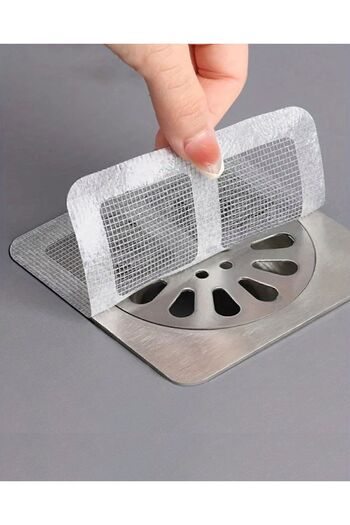 Dünya Magnet 20 Pieces Bathroom Shower Drain Strainer Drain Cover Drain Hair Feather Bristle Collector Drain Protection Net