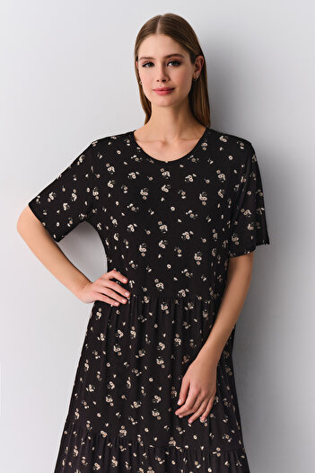SUWEN Chloe Casual μακρύ νυχτικό
