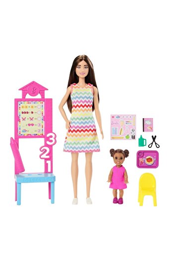 Barbie JCR71 Barbie Bakım Temalı Kariyer Oyun Setleri
