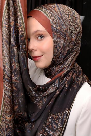 Levidor Tile Authentic Pattern Indian Silk Shawl