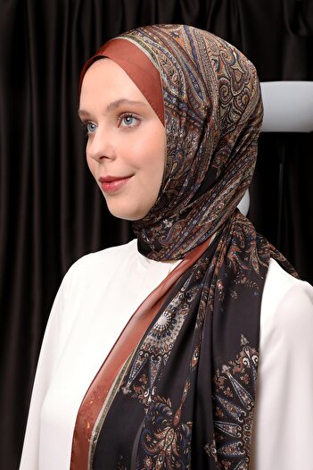 Levidor Tile Authentic Pattern Indian Silk Shawl