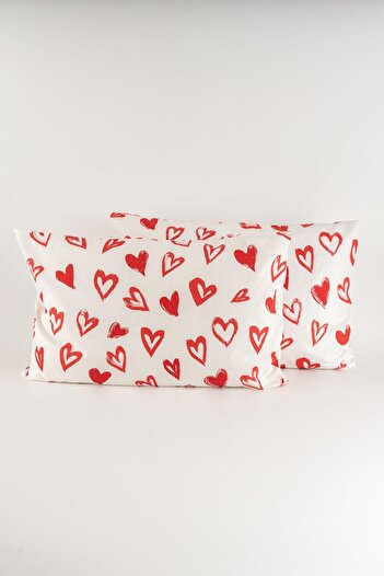 Soley |   Mix & Match |   Lover |   100% Cotton Set of 2 Pillowcases