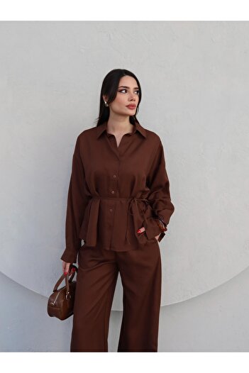 ESRAHELVACI Fabric Set with Tie Waist