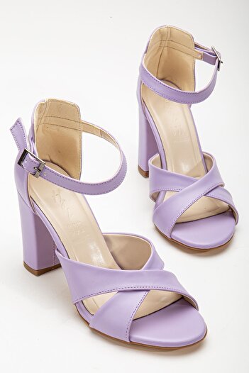 Hayalimdeki Ayakkabı High Heeled Jany Lilac Women's Shoes