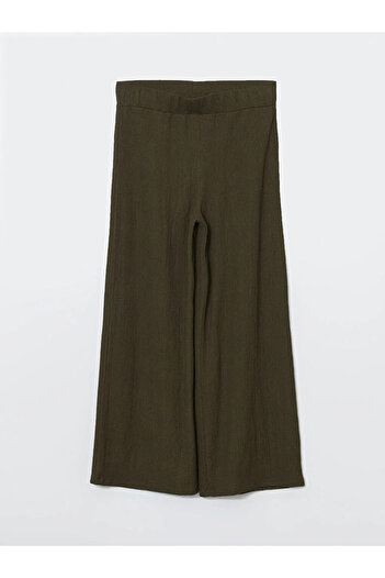 LC Waikiki Lcw Grace Khaki Women's Culottes with Elastic Waist