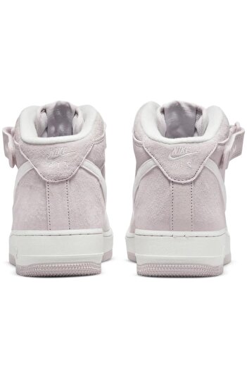 Nike Air Force 1 '07 Mid Qs Leather Unisex Sneaker Hakiki Deri Yüksek Bilek Günlük Spor Ayakkabı Bey