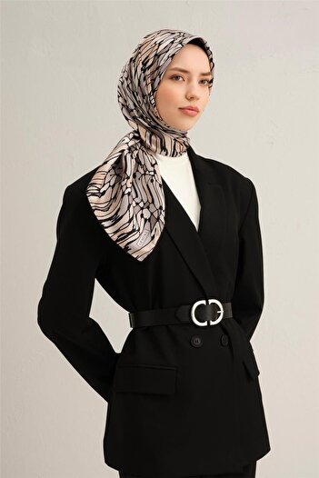 Armine Φουλάρι με σχέδιο από καθαρό μεταξωτό Twill 9335- 86