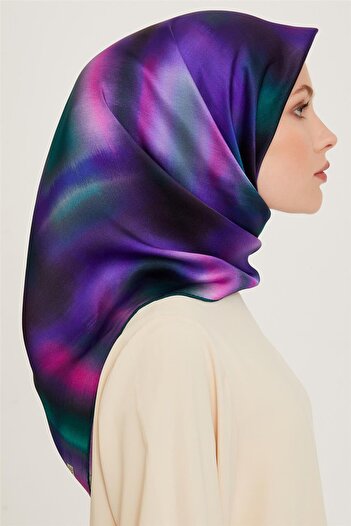 Armine Twill Saf Ipek Eşarp 9229d 52