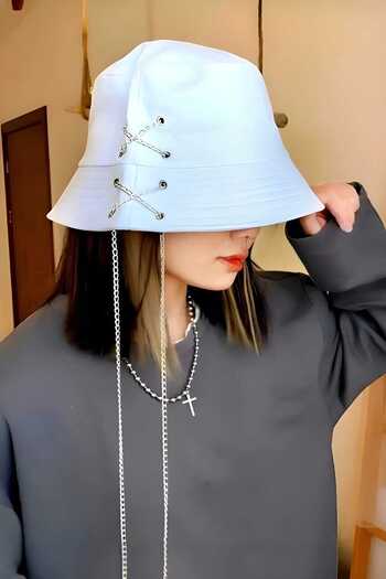 Trenderrs Унісекс K Pop дизайн ланцюговий капелюх-відро