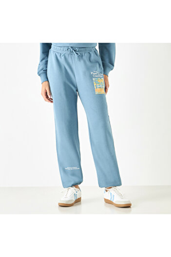 SP Characters Henri Edmond Cross Print Joggers With Drawstring Closure