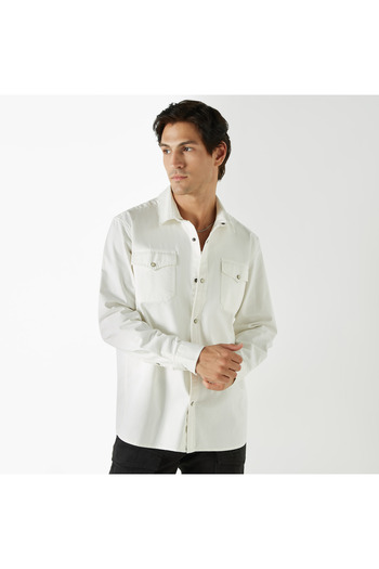 ECKO Unltd Solid Shirt With Pockets