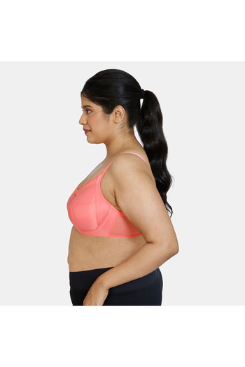 Zivame Wired Non-padded Support Bra With Adjustable Straps