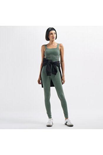 FAV Ribbed Leggings With Elasticated Waistband