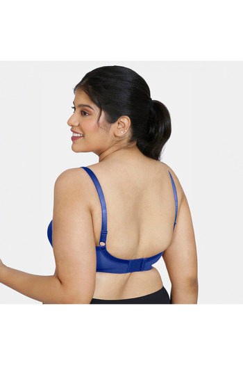 Zivame Non-padded Non-wired Support Bra With Hook And Eye Closure
