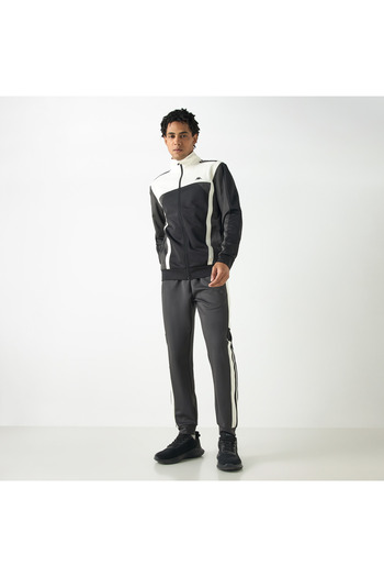Kappa Panelled Joggers With Pockets And Drawstring Closure