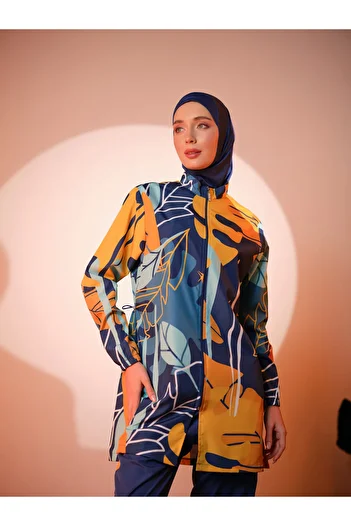 ALFASA Mila Patterned Hijab Swimsuit