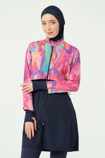 ALFASA Finger-Proof Crop Hijab Swimsuit