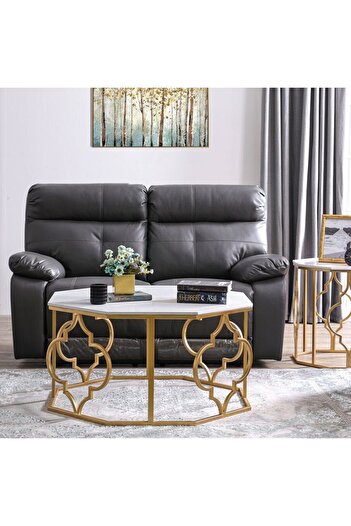 Danube Home Esperanza Coffee Table  L103xW103xH51cm - Golden