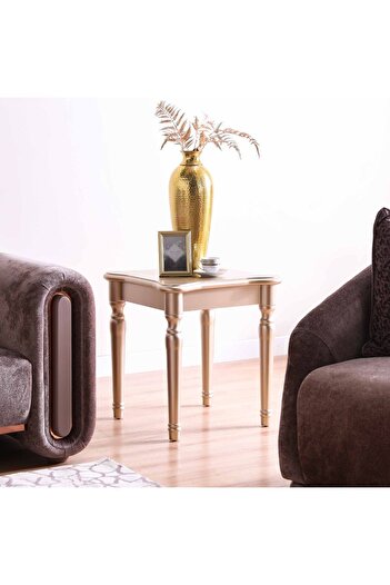 Danube Home Mercedez End table  L55xW55xH61cm - Champange