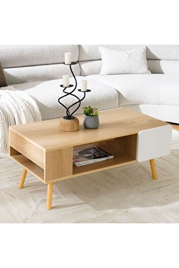 Danube Home Adonia Coffee Table  L100xW53xH42cm - Oak