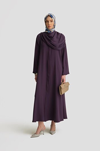 Armine Shawl Detailed Ferace 25Y8304 Hazy Purple
