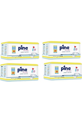 Pine Small Patient Diapers - 4X30 Model