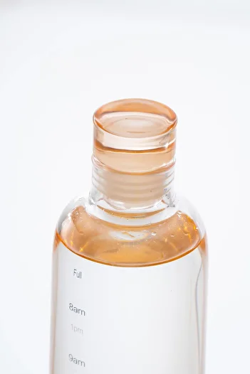 ACAR Pury Orange Glass Water Bottle - 500 ml