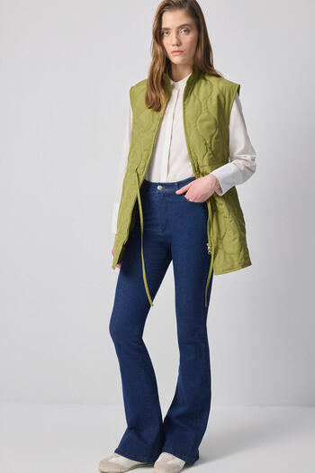 Touché Privé Quilted Vest with Zipper