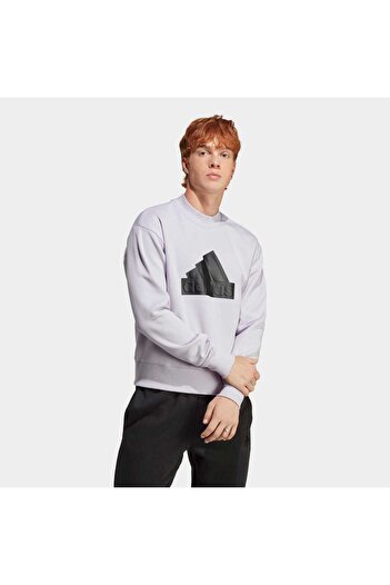 adidas M Fi Bos Crw Ανδρικά πουλόβερ casual IC3743 Μωβ