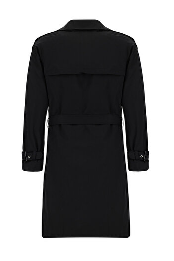 Abdullah Kiğılı Cotton Double Breasted Top Coat & Trench Coat