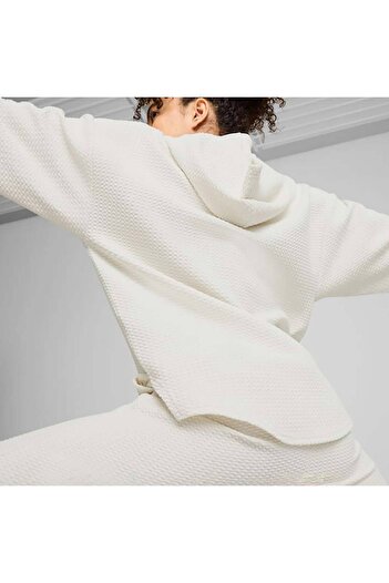 Puma Q4 Studio Textured Women's Cream Sweatshirt ( 525756 -05)