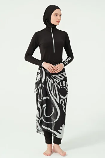 ALFASA Vela Patterned Skirt Pareo