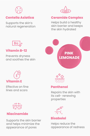 EIGHTH COLOR Pink Lemonade - Regenerating and Skin Barrier Protective Skin Care Serum, B12 Serum 30ml