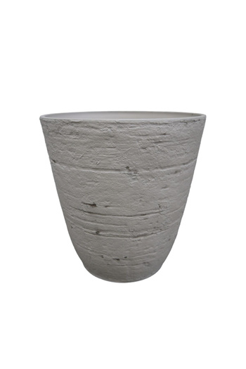 SERENE Buge Durable and Elegant Design Round Resin Planter Stone 50 x 52cm