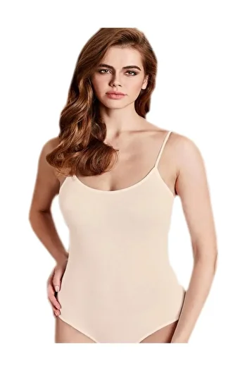 Tutku 4 Pack Women's Bodysuit, Suspender Hook Bodysuit and Snap Skin