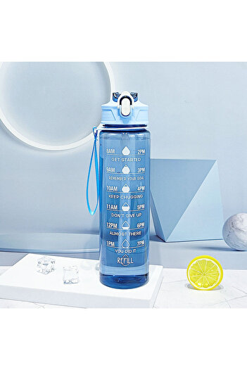 Choice5 Style L Sports Water Bottle with Time-Tracking Straw Leak Proof Locking Flip Cover for Easy Carry Id