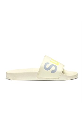 Superga 1908 Slides Polysoft Unisex Bej-gri Terlik