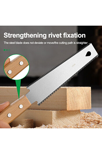 Choice1 Pointed Head Japanese Style Hand Saw Single/double Sided Fine Tooth Wood Saw Sk5 Steel Flexible Hand