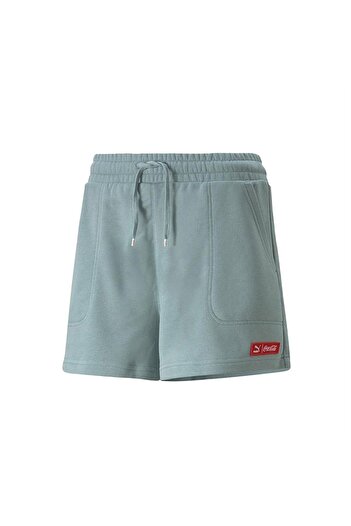 Puma Green Coca Cola Women's High Sleeve Shorts Model: 536167 -98