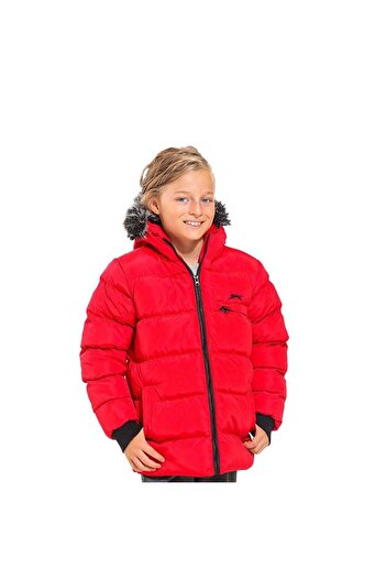 Slazenger Calisto Children's Coat, Red St21Jc007-600 Model