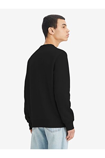 Levi's Pánská mikina – nová černá, výstřih, A6335-0004