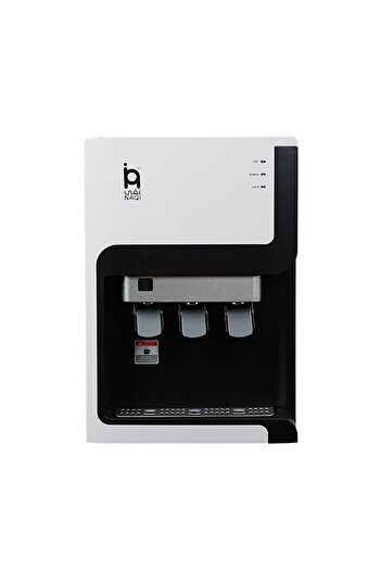 naqi Cooler With Internal 4 Stage Filters & Safety Button For Hot Water (WHITE)