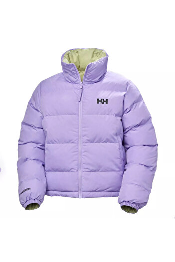 Helly Hansen Yu 23 Reversible Puffer Women's Purple Stand Collar Coat