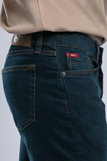 Lee Cooper Harry Normal Bel Normal Kesim Düz Paça Mavi Erkek Jean Pantolon