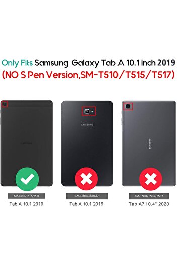 erorex جراب ProCase لجهاز Galaxy Tab A 10.1 2019 - أسود