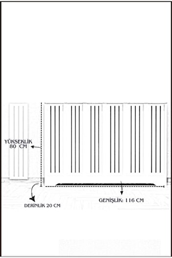 BAGAX Desen D3, Beyaz Renk, 136 cm Petek Kaplama, Dresuar
